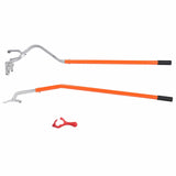 Darrahopens Tools > Tools Storage > Tool Cabinets VEVOR Tire Mount Demount Tool, 571-622 mm Manual Steel Tire Changer Mount Demount Removal Tool, with Extra Bead Holder, Tubeless Truck Bead Breaker, 3 PCS Tire Changing Tools, Orange
