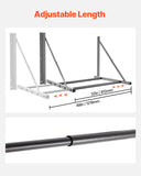 Darrahopens Tools > Tools Storage > Tool Cabinets VEVOR Wall Mounted Folding Tire Rack, 32" - 48" Adjustable Tire Rack, Q235 Heavy-Duty Steel Tire Storage Rack for R14-R20 inch Standard Tires, Max 300lbs Load Capacity for Garage Workshop Repair Shop