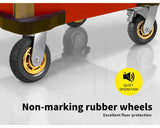 Darrahopens Tools > Tools Storage > Utility Trolleys 4X 6" / 150mm Heavy Duty Swivel Caster Wheels Castor 1000KG Load,2 with Brakes