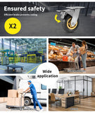 Darrahopens Tools > Tools Storage > Utility Trolleys 4X 6" / 150mm Heavy Duty Swivel Caster Wheels Castor 1000KG Load,2 with Brakes