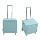 Darrahopens Tools > Tools Storage > Utility Trolleys Collapsible Rolling Cart Easy Storage Strong Load Capacity Multifunctional Foldable Portable Shopping Trolley Wheel Box Green In Australia - Darrahopens