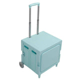 Darrahopens Tools > Tools Storage > Utility Trolleys Collapsible Rolling Cart Easy Storage Strong Load Capacity Multifunctional Foldable Portable Shopping Trolley Wheel Box Green In Australia - Darrahopens