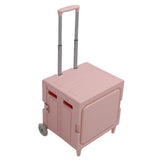 Darrahopens Tools > Tools Storage > Utility Trolleys Collapsible Rolling Cart Easy Storage Strong Load Capacity Multifunctional Foldable Portable Shopping Trolley Wheel Box Red In Australia - Darrahopens