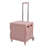 Darrahopens Tools > Tools Storage > Utility Trolleys Collapsible Rolling Cart Easy Storage Strong Load Capacity Multifunctional Foldable Portable Shopping Trolley Wheel Box Red In Australia - Darrahopens