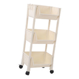 Darrahopens Tools > Tools Storage > Utility Trolleys Compact Rolling Storage Organizer Large Capacity Mobile Utility Cart Movable Storage Book Shelves with Lockable Wheels 3 Tier Without Cover In Australia - Darrahopens