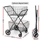 Darrahopens Tools > Tools Storage > Utility Trolleys Emajin Foldable Shopping Trolley Cart