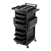 Darrahopens Tools > Tools Storage > Utility Trolleys Embellir Salon Trolley 2 Lockable Doors 6 Tier Trays Mobile Hair Cart Black In Australia - Darrahopens