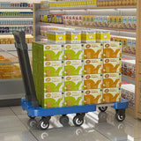Darrahopens Tools > Tools Storage > Utility Trolleys Folding Platform Trolley Heavy Duty Hand Truck Foldable Cart Push Dolly Movin