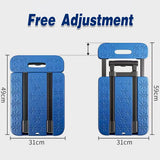 Darrahopens Tools > Tools Storage > Utility Trolleys Folding Platform Trolley Heavy Duty Hand Truck Foldable Cart Push Dolly Movin