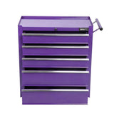 Darrahopens Tools > Tools Storage > Utility Trolleys Giantz 5 Drawer Tool Chest Trolley Cabinet Toolbox Heavy Duty Garage Storage Organiser Purple