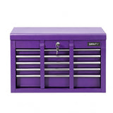 Darrahopens Tools > Tools Storage > Utility Trolleys Giantz 9-Drawer Tool Cabinet Chest Toolbox Heavy Duty Garage Storage Organiser Purple