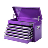 Darrahopens Tools > Tools Storage > Utility Trolleys Giantz 9-Drawer Tool Cabinet Chest Toolbox Heavy Duty Garage Storage Organiser Purple