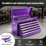 Darrahopens Tools > Tools Storage > Utility Trolleys Giantz 9-Drawer Tool Cabinet Chest Toolbox Heavy Duty Garage Storage Organiser Purple