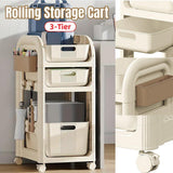 Darrahopens Tools > Tools Storage > Utility Trolleys Mobile Storage Trolley Rolling Utility Cart Heavy Duty Organizer with Wheels