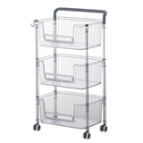 Darrahopens Tools > Tools Storage > Utility Trolleys Rolling Storage Cart Stable Stylish Multifunctional Rugged Mobile Storage Organizer Trolley for Home 3 Tier In Australia - Darrahopens