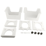 Darrahopens Tools > Tools Storage > Utility Trolleys Storage Cart Large Capacity Thickened Mobile Storage Rack with Lockable Casters for Books Toys Seasoning Bottles 2 Tier White In Australia - Darrahopens