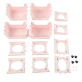 Darrahopens Tools > Tools Storage > Utility Trolleys Storage Cart Large Capacity Thickened Mobile Storage Rack with Lockable Casters for Books Toys Seasoning Bottles 4 Tier Pink In Australia - Darrahopens