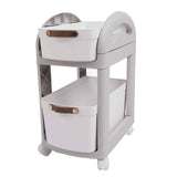 Darrahopens Tools > Tools Storage > Utility Trolleys Thickened Enlarged Basket Shelf Cart Multi Layers Storage Rack Removable Floor Standing Multi Layer Organizer with Wheels 2 Layers In Australia - Darrahopens