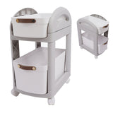 Darrahopens Tools > Tools Storage > Utility Trolleys Thickened Enlarged Basket Shelf Cart Multi Layers Storage Rack Removable Floor Standing Multi Layer Organizer with Wheels 2 Layers In Australia - Darrahopens