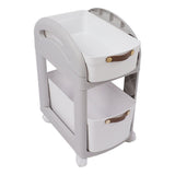 Darrahopens Tools > Tools Storage > Utility Trolleys Thickened Enlarged Basket Shelf Cart Multi Layers Storage Rack Removable Floor Standing Multi Layer Organizer with Wheels 2 Layers In Australia - Darrahopens