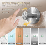 Darrahopens Tools > Tools Storage > Wall Storage Racks 2026 Upgraded Drill-Free Suction Cup Hooks, Stainless Steel Suction Cup Hooks for Shower, Mirror, Wall, Bathroom, Glass, Hanging Towels - 4 Pack, Gold