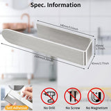 Darrahopens Tools > Tools Storage > Wall Storage Racks Adhesive Hand Towel Holder, 8 Inch Towel Holder for Bathroom Wall Mounted, Self Adhesive Square Stick on Towel Bar Wall for Kitchen Cabinet RV, (2 Pack)