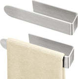 Darrahopens Tools > Tools Storage > Wall Storage Racks Adhesive Hand Towel Holder, 8 Inch Towel Holder for Bathroom Wall Mounted, Self Adhesive Square Stick on Towel Bar Wall for Kitchen Cabinet RV, (2 Pack)