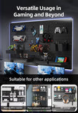 Darrahopens Tools > Tools Storage > Wall Storage Racks CARLA HOME Pegboard Wall Organizer Kit with 3 Modular Black Panels & 17 Accessories for Gaming, Office & Craft Storage