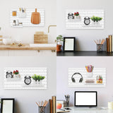Darrahopens Tools > Tools Storage > Wall Storage Racks CARLA HOME Pegboard Wall Organizer Kit with 3 Modular Panels & 17 Accessories for Office, Gaming & Craft Storage