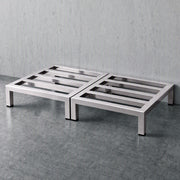 Darrahopens Tools > Tools Storage > Wall Storage Racks Giantz 35x35cm Dunnage Rack 2-Pack Stainless Steel Kitchen Floor Stand In Australia - Darrahopens