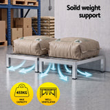 Darrahopens Tools > Tools Storage > Wall Storage Racks Giantz 35x35cm Dunnage Rack 2-Pack Stainless Steel Kitchen Floor Stand In Australia - Darrahopens