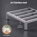 Darrahopens Tools > Tools Storage > Wall Storage Racks Giantz 35x35cm Dunnage Rack 2-Pack Stainless Steel Kitchen Floor Stand In Australia - Darrahopens