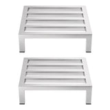 Darrahopens Tools > Tools Storage > Wall Storage Racks Giantz 35x35cm Dunnage Rack 2-Pack Stainless Steel Kitchen Floor Stand In Australia - Darrahopens