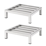 Darrahopens Tools > Tools Storage > Wall Storage Racks Giantz 35x35cm Dunnage Rack 2-Pack Stainless Steel Kitchen Floor Stand In Australia - Darrahopens