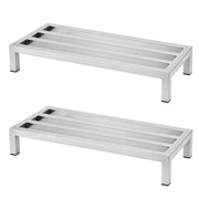 Darrahopens Tools > Tools Storage > Wall Storage Racks Giantz 60x35cm Dunnage Rack 2-Pack Stainless Steel Kitchen Floor Stand In Australia - Darrahopens