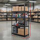 Darrahopens Tools > Tools Storage > Wall Storage Racks Giantz Garage Shelving 1.6X0.8m Warehouse Shelves Storage Rack Pallet Racking Black