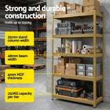 Darrahopens Tools > Tools Storage > Wall Storage Racks Giantz Garage Shelving 1.6X0.8m Warehouse Shelves Storage Rack Pallet Racking Yellow