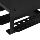 Darrahopens Tools > Tools Storage > Wall Storage Racks Power Tool Organizer 4 Slots Iron Structure Multifunctional Compact Drill Holder Wall Mount for Workshop Warehouse Black In Australia - Darrahopens