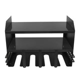 Darrahopens Tools > Tools Storage > Wall Storage Racks Power Tool Organizer 4 Slots Iron Structure Multifunctional Compact Drill Holder Wall Mount for Workshop Warehouse Black In Australia - Darrahopens