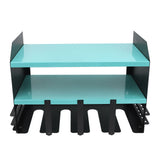 Darrahopens Tools > Tools Storage > Wall Storage Racks Power Tool Organizer 4 Slots Iron Structure Multifunctional Compact Drill Holder Wall Mount for Workshop Warehouse Blue In Australia - Darrahopens