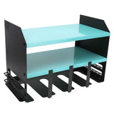 Darrahopens Tools > Tools Storage > Wall Storage Racks Power Tool Organizer 4 Slots Iron Structure Multifunctional Compact Drill Holder Wall Mount for Workshop Warehouse Blue In Australia - Darrahopens