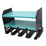 Darrahopens Tools > Tools Storage > Wall Storage Racks Power Tool Organizer 4 Slots Iron Structure Multifunctional Compact Drill Holder Wall Mount for Workshop Warehouse Blue In Australia - Darrahopens