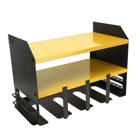 Darrahopens Tools > Tools Storage > Wall Storage Racks Power Tool Organizer 4 Slots Iron Structure Multifunctional Compact Drill Holder Wall Mount for Workshop Warehouse Yellow In Australia - Darrahopens