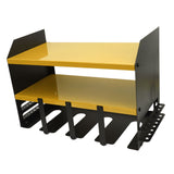 Darrahopens Tools > Tools Storage > Wall Storage Racks Power Tool Organizer 4 Slots Iron Structure Multifunctional Compact Drill Holder Wall Mount for Workshop Warehouse Yellow In Australia - Darrahopens