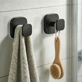 Darrahopens Tools > Tools Storage > Wall Storage Racks Suction Cup Hooks for Inside Shower,Heavy Duty Reusable No-Drill Hooks for Bathroom Wall,Glass,Windows,Tile-for Hanging Towels,Robes,Loofah - Wreath Hangers for Front Door,4packs (Black)