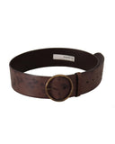 Darrahopens Women's Fashion > Accessories Authentic Dolce &amp; Gabbana Leather Belt with Engraved Logo Buckle 90 cm Women