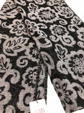 Darrahopens Women's Fashion > Accessories DENTS Large Pashmina Style Scarf w Floral Design Wool Blend Warm Winter  - Black
