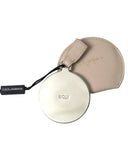 Darrahopens Women's Fashion > Accessories Dolce & Gabbana Women's Beige Calfskin Leather Round Logo Hand Mirror Holder - One Size