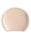 Darrahopens Women's Fashion > Accessories Dolce & Gabbana Women's Beige Calfskin Leather Round Logo Hand Mirror Holder - One Size
