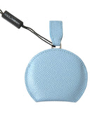 Darrahopens Women's Fashion > Accessories Dolce & Gabbana Women's Light Blue Calfskin Leather Mirror Holder - One Size